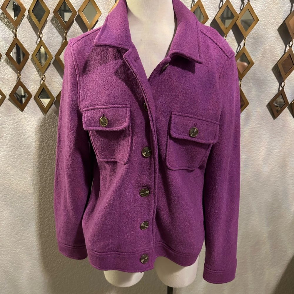 Joie Vibrant Purple Utility Jacket